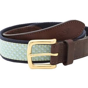 Vineyard Vines Whale Canvas Club Belt